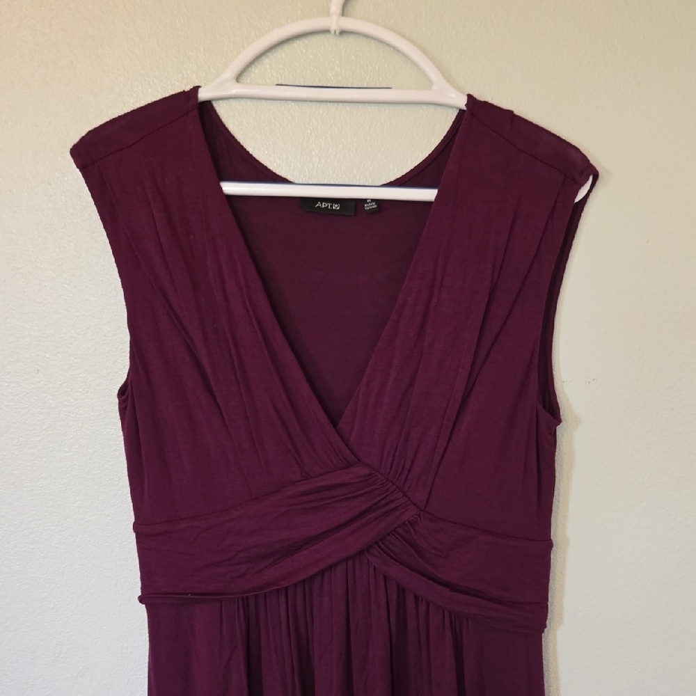 Apt. 9 | Burgundy Sleeveless Knit Dress Size Medium